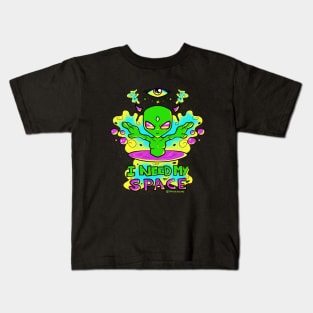 I Need My Space Kids T-Shirt